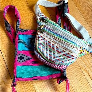 Boho set of purse/Fanny pack